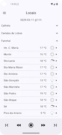 Скриншот 1 — MadeiraWeather