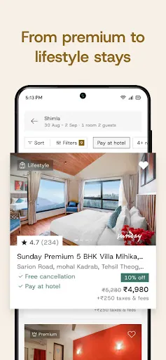 Скриншот 2 — CheckIn - Premium Hotel Brand
