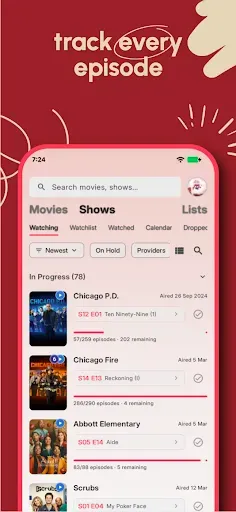 Скриншот 2 — Cinopsys: Трекер Фильмов и ТВ
