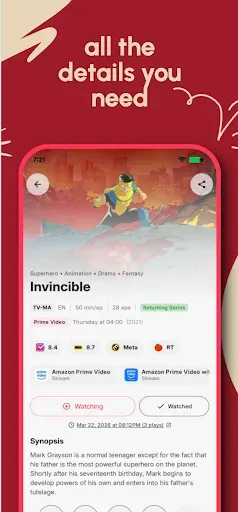 Скриншот 3 — Cinopsys: Трекер Фильмов и ТВ
