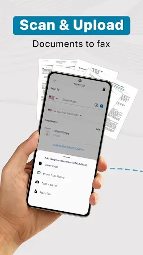 Скриншот 2 — FAX Desk: Send Fax from Phone