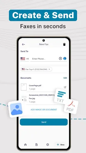 Скриншот 3 — FAX Desk: Send Fax from Phone