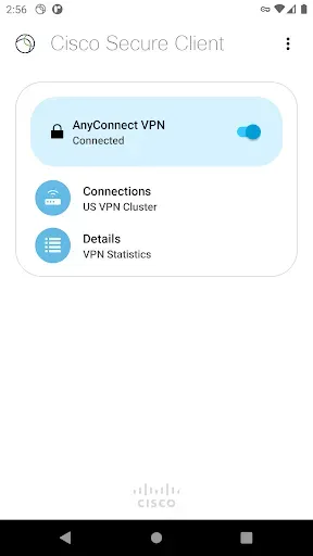 Скриншот 1 — Cisco Secure Client-AnyConnect