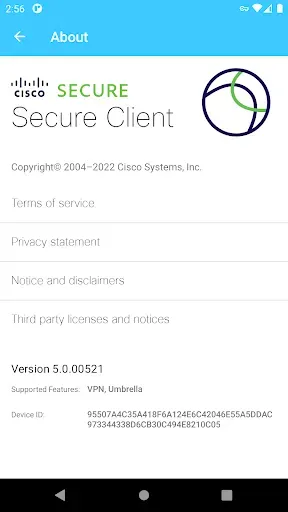 Скриншот 4 — Cisco Secure Client-AnyConnect