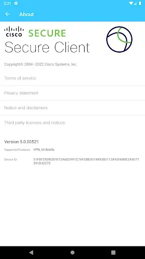 Скриншот 8 — Cisco Secure Client-AnyConnect