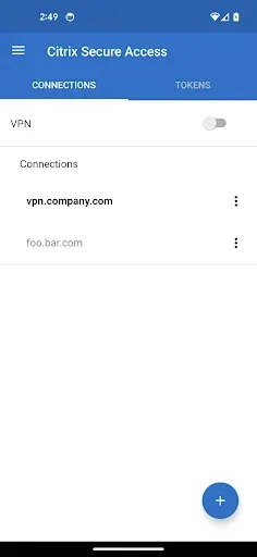 Скриншот 1 — Citrix Secure Access