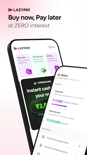 Скриншот 1 — LazyPay: Loan App & Pay Later