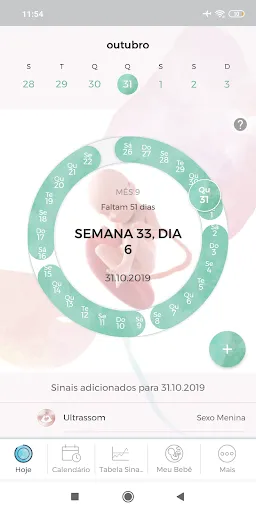 Скриншот 1 — Minha Gravidez por Paula