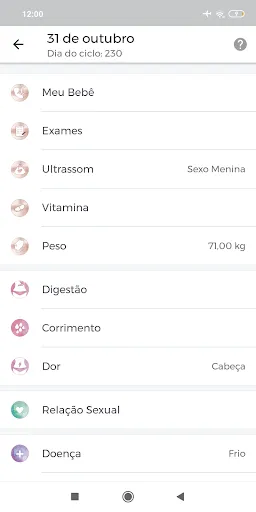 Скриншот 3 — Minha Gravidez por Paula