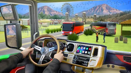 Скриншот 5 — автобус 3d - автобусные игры