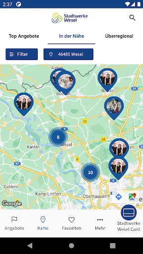 Скриншот 4 — Stadtwerke Wesel Card