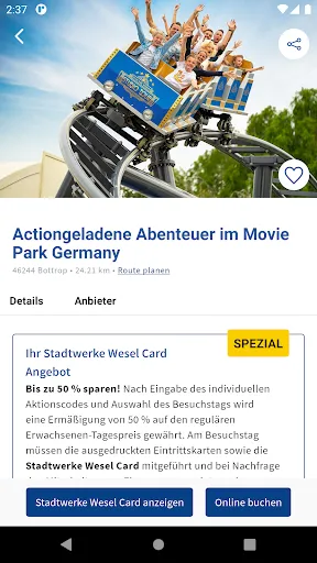 Скриншот 5 — Stadtwerke Wesel Card