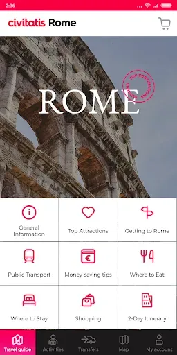 Скриншот 2 — Rome Guide by Civitatis