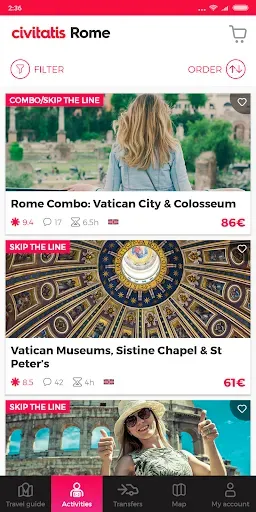 Скриншот 3 — Rome Guide by Civitatis