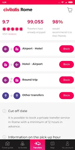 Скриншот 4 — Rome Guide by Civitatis