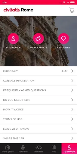 Скриншот 6 — Rome Guide by Civitatis