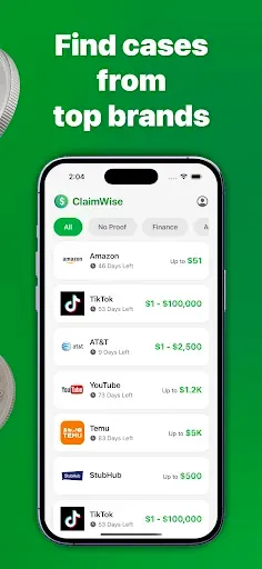 Скриншот 3 — ClaimWise: Class Actions