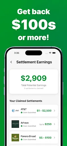 Скриншот 5 — ClaimWise: Class Actions
