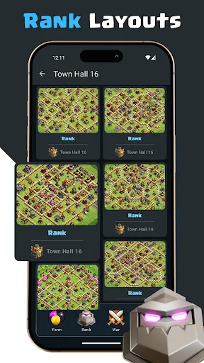 Скриншот 4 — Clash of Mash: COC Base Layout