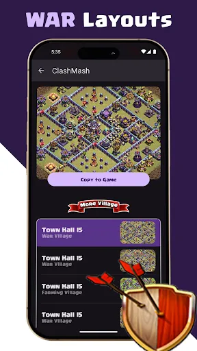Скриншот 5 — Clash of Mash: COC Base Layout