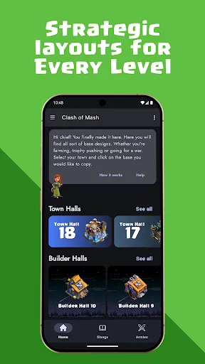 Скриншот 7 — Clash of Mash: COC Base Layout
