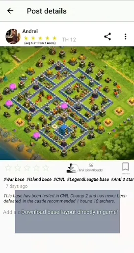 Скриншот 7 — Clash Base Pedia (with links)