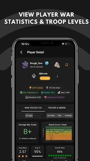 Скриншот 2 — Clash Watch - Track your Clan