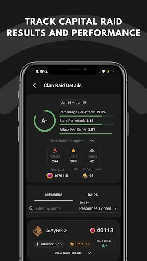 Скриншот 4 — Clash Watch - Track your Clan