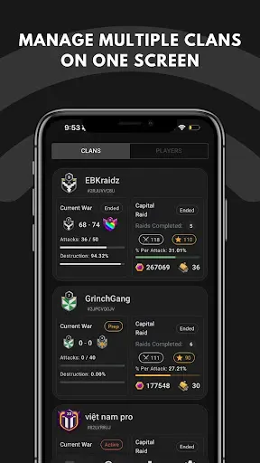 Скриншот 5 — Clash Watch - Track your Clan