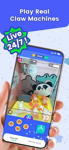 Скриншот 1 — ClawParty - Real Claw Machine!