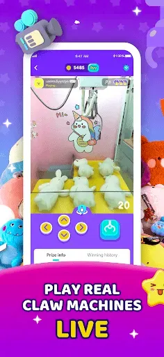 Скриншот 1 — Claw Eden - Real Claw Machine