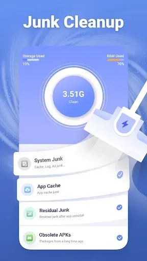 Скриншот 1 — Phone Cleaner Master Clean