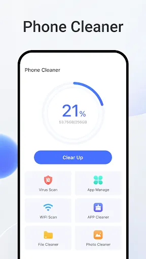 Скриншот 1 — Phone Cleaner:Junk & Virus