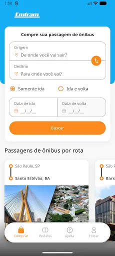 Скриншот 1 — Viação Emtram