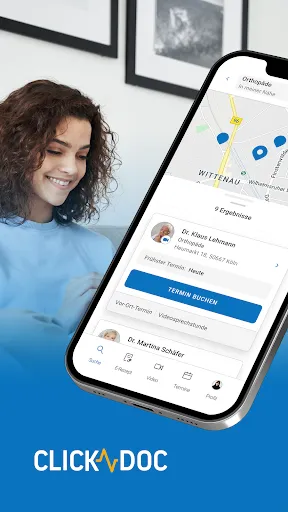 Скриншот 1 — CLICKDOC – Arzttermine online