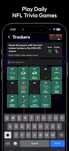 Скриншот 1 — Gridiron Trivia