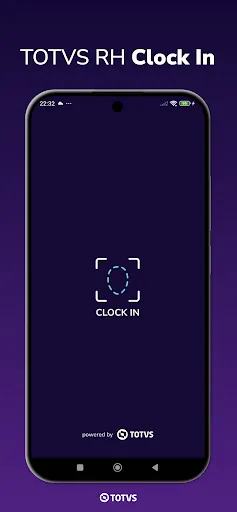 Скриншот 1 — TOTVS RH Clock In