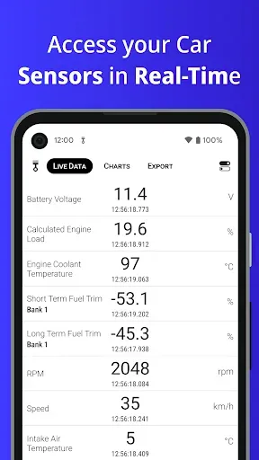 Скриншот 3 — Piston - OBD2 Car Scanner
