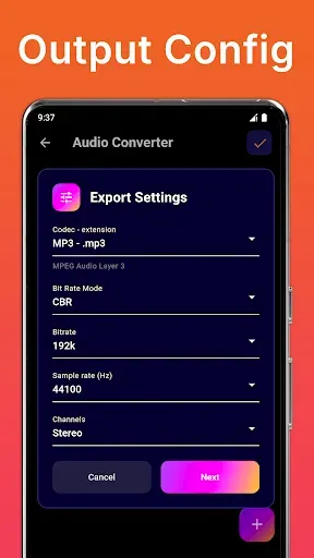 Скриншот 3 — Audio Converter: OGG FLAC MP3