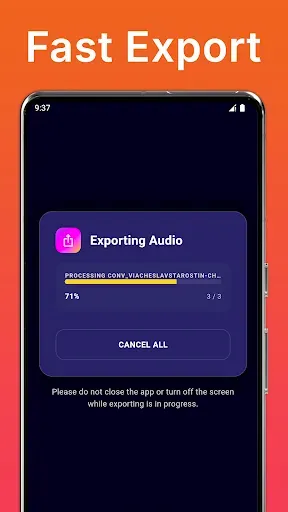 Скриншот 4 — Audio Converter: OGG FLAC MP3