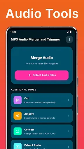 Скриншот 1 — Audio Merger and MP3 Joiner