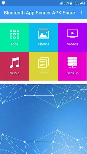Скриншот 1 — Bluetooth App Sender APK Share