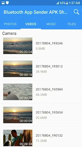 Скриншот 4 — Bluetooth App Sender APK Share