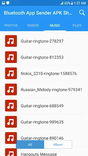 Скриншот 5 — Bluetooth App Sender APK Share