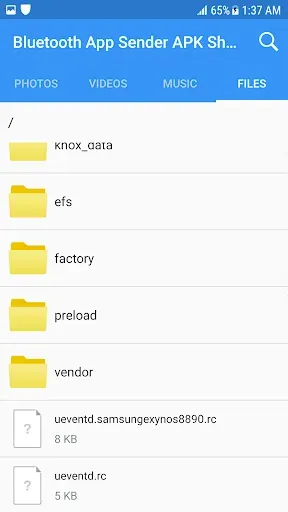 Скриншот 7 — Bluetooth App Sender APK Share