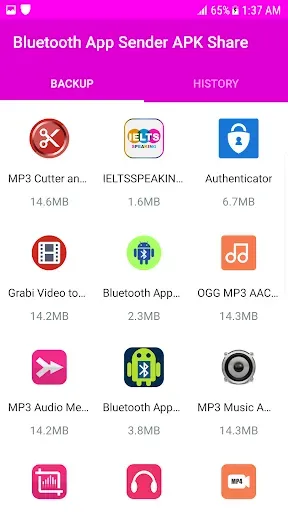 Скриншот 8 — Bluetooth App Sender APK Share