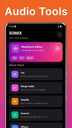 Скриншот 1 — MP3 Cutter and Ringtone Maker