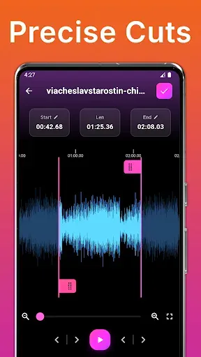 Скриншот 2 — MP3 Cutter and Ringtone Maker