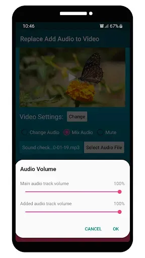 Скриншот 4 — Replace Add Audio to Video