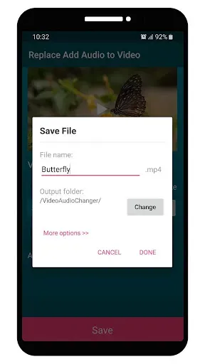 Скриншот 5 — Replace Add Audio to Video